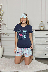 Жіночі Піжами Фламінго З Бавовни Розмір S