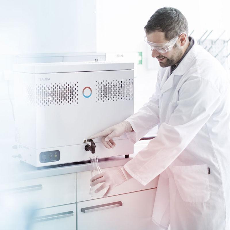 Дистилятор лабораторний води Lauda (GFL) Puridest 2 л/год 2.3 μs/см (Німеччина) з баком-накопичувачем, фото 1