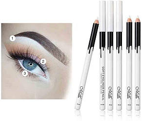 Водостійкий олівець білий Me Now Soft Eyeliner, фото 2