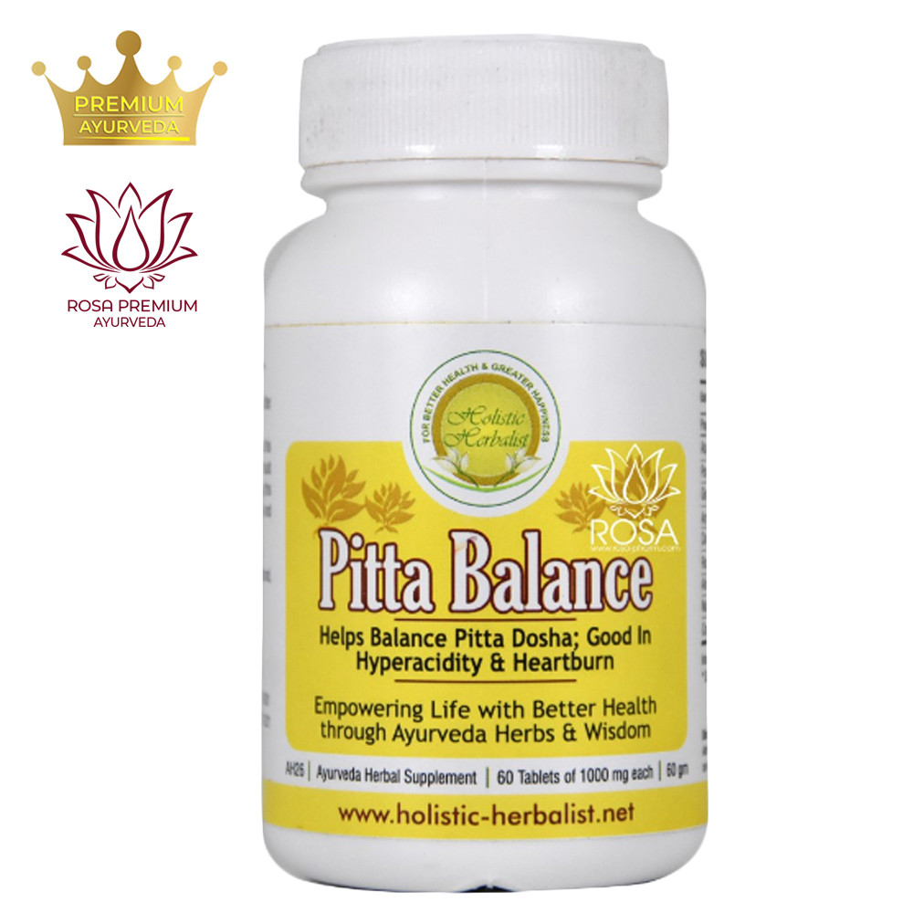 Пітта Баланс (Pitta Balance, Holistic Herbalist), 60 таблеток, фото 1