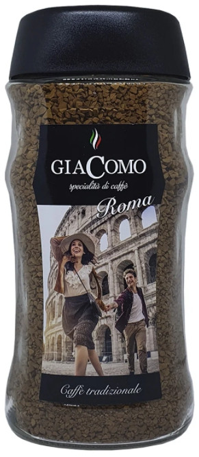 Розчинна сублімована кава GiaComo il Caffe Roma 200 грам