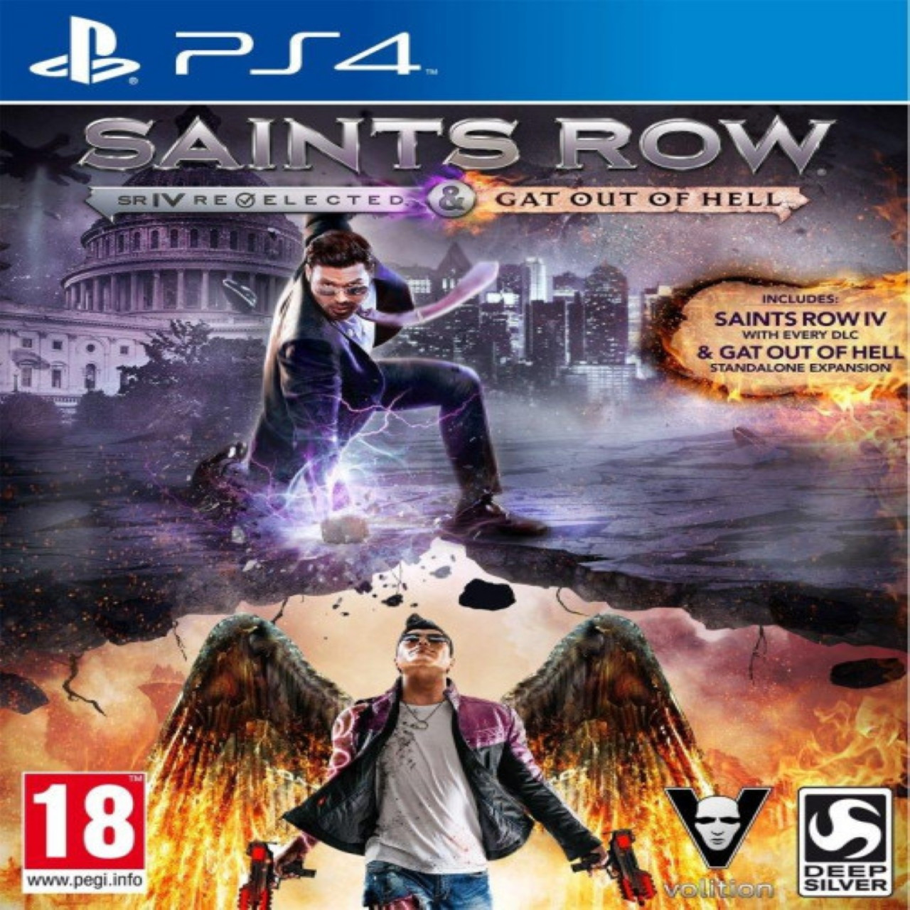 Saints Row IV Re-elected & Saints Row: Gat out of Hell (російські субтитри) PS4