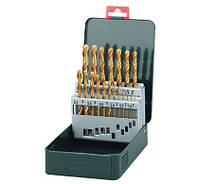 Набір свердл по металу Metabo HSS-TiN Promotion 19шт. (мет.1-10мм) жовт. /627156000