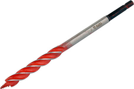 Сверла по дереву YATO с 4 режущими кромками, шестигранный хвостовик HEX