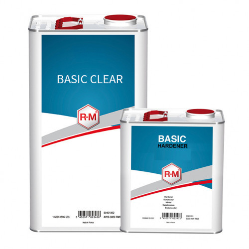 Акційний набір: лак Basic clear (5 л) з затверджувачем Basic Hardener (2,5 л), R-M
