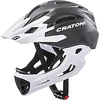 Велошлем Cratoni C-Maniac S-M (52-56 cm) белый/чёрный матовый