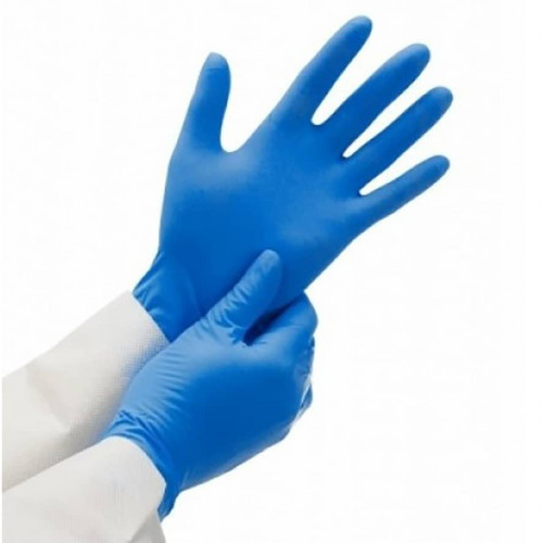 Рукавички нітрилові сині Serwo, розмір XL (100 шт. в упаковці), SOLID