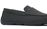 Мокасини чорні матова шкіра стильне чоловіче взуття великих розмірів Rosso Avangard M5 Alberto FlotoMate BS, фото 7