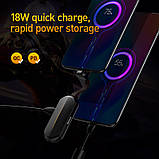 Перехідник BASEUS GAMO 3-in-1 Lightning Male to Dual lightning/3.5mm L47 для айфона навушників гри, фото 4