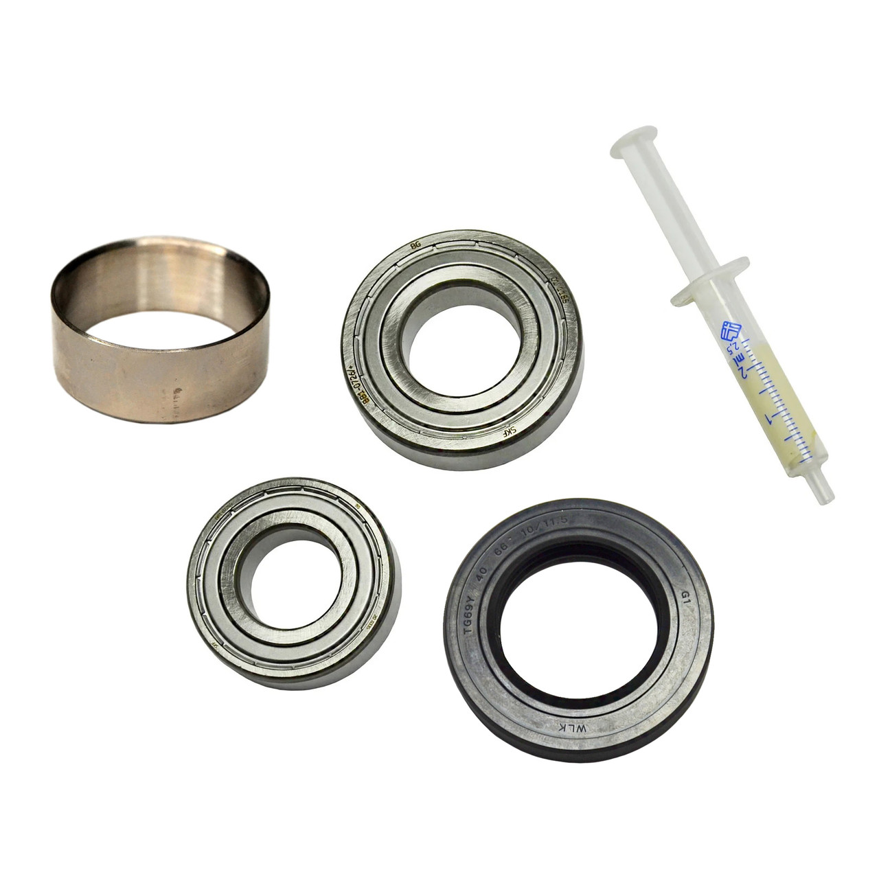 Ремкомплект хрестовини для пральної машини LG (підшипники, втулка 37*40*16 під фіксатор різьби, сальник і мастило)