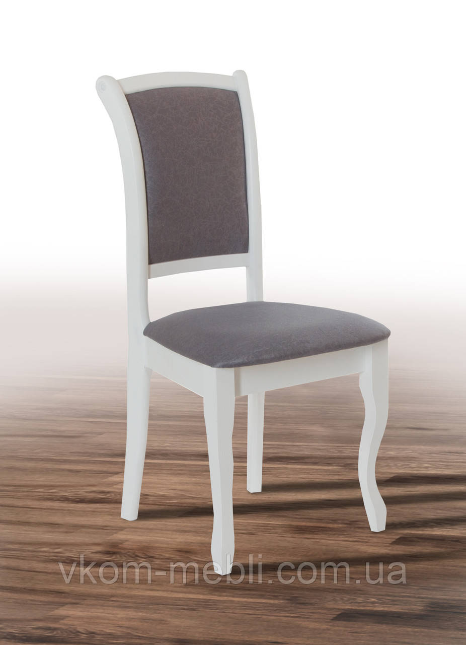 Стілець кухонний дерев'яний Лорд білий, фото 1