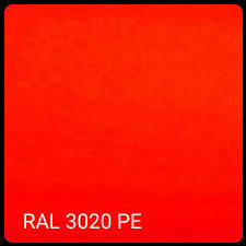 RAL 3020 — 0.5 мм Гладкий листочок Метіпол