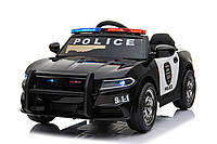 Детский одноместный электромобиль легковой автомобиль Police T-7654 Полиция / сидение пластик / цвет черный*