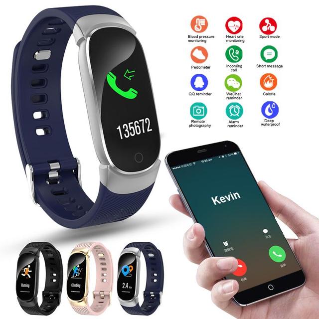 Smart Band QW16 Pink Black Blue Lemfo QW16