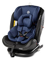 Автокресло Caretero Mundo Isofix группа 0/1/2/3 (0-36 кг) с поворотным сиденьем Blue