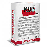 Litokol Litofast Клей для плитки быстросхватывающийся K86 20 кг