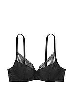 Кружевной бюстгальтер пуш-ап в сеточку Victoria's Secret LUXE LINGERIE Fishnet Lace Push-up Bra p.34D (75D)