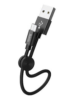 USB-кабель Hoco X35 Premium USB to micro USB 2.4 A 0.25 m заряджання/синхронізація Black
