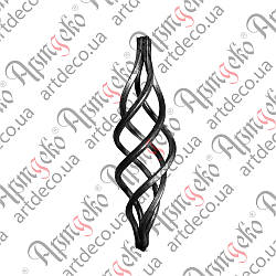 Кошик кований 220х60х12 Арт. 12.114