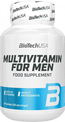 Вітаміни Multivitamin For Men BioTech USA - 60 таб, фото 1