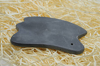 Скребок шунгіт Гуаша Бянь Ши п'ятипалий