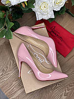 Женские розовые туфли - лодочки Louboutin So Kate 10 cm из лакированной кожи лабутены туфли малиновые