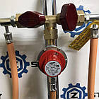 Газобалонка на 2 балона 4 кг/год 30-70 мбар (Робочий та резервний), комплект, фото 3