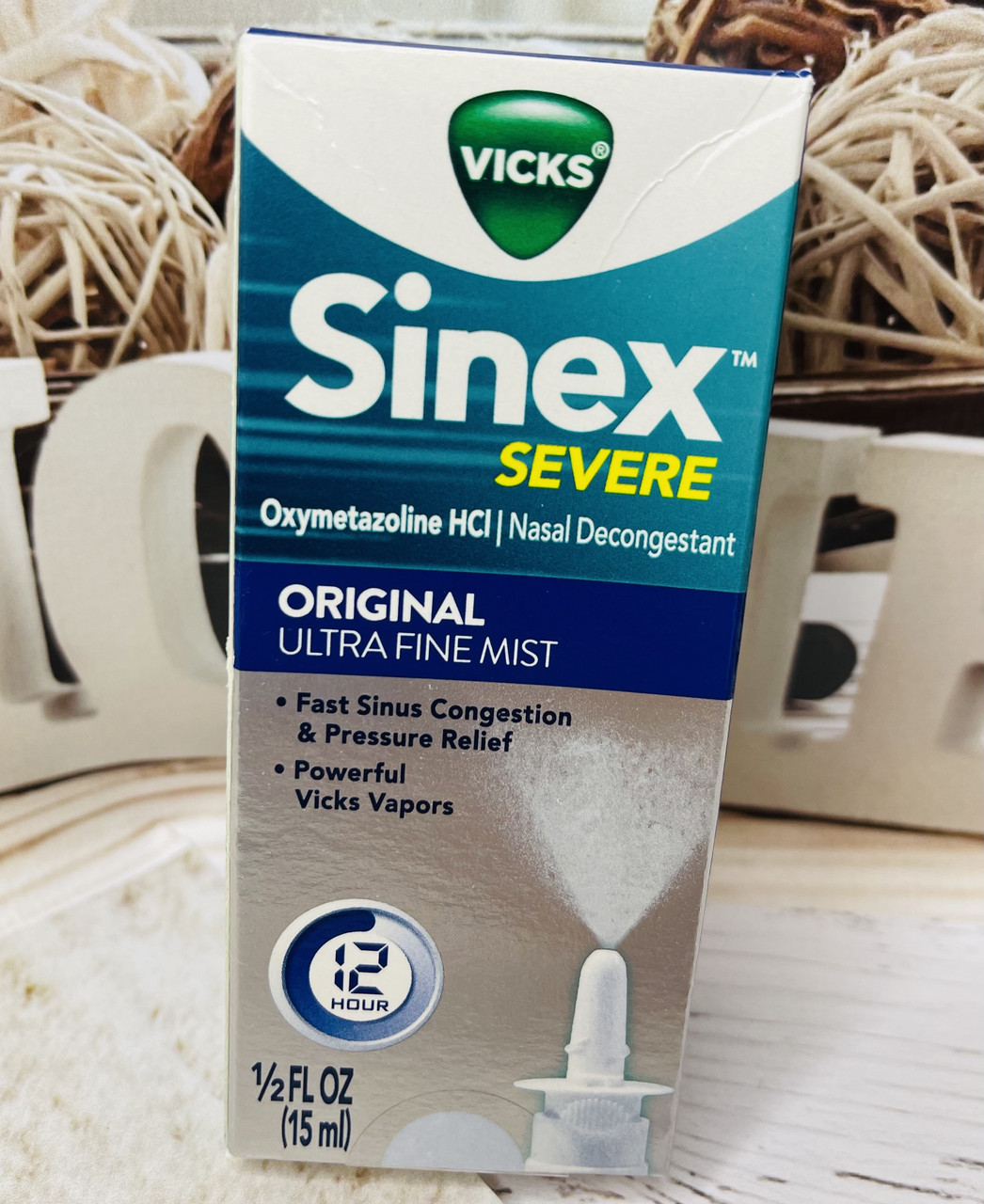 Спрей від закладеності носа VICKS Sinex Severe Original Ultra Fine Mist
