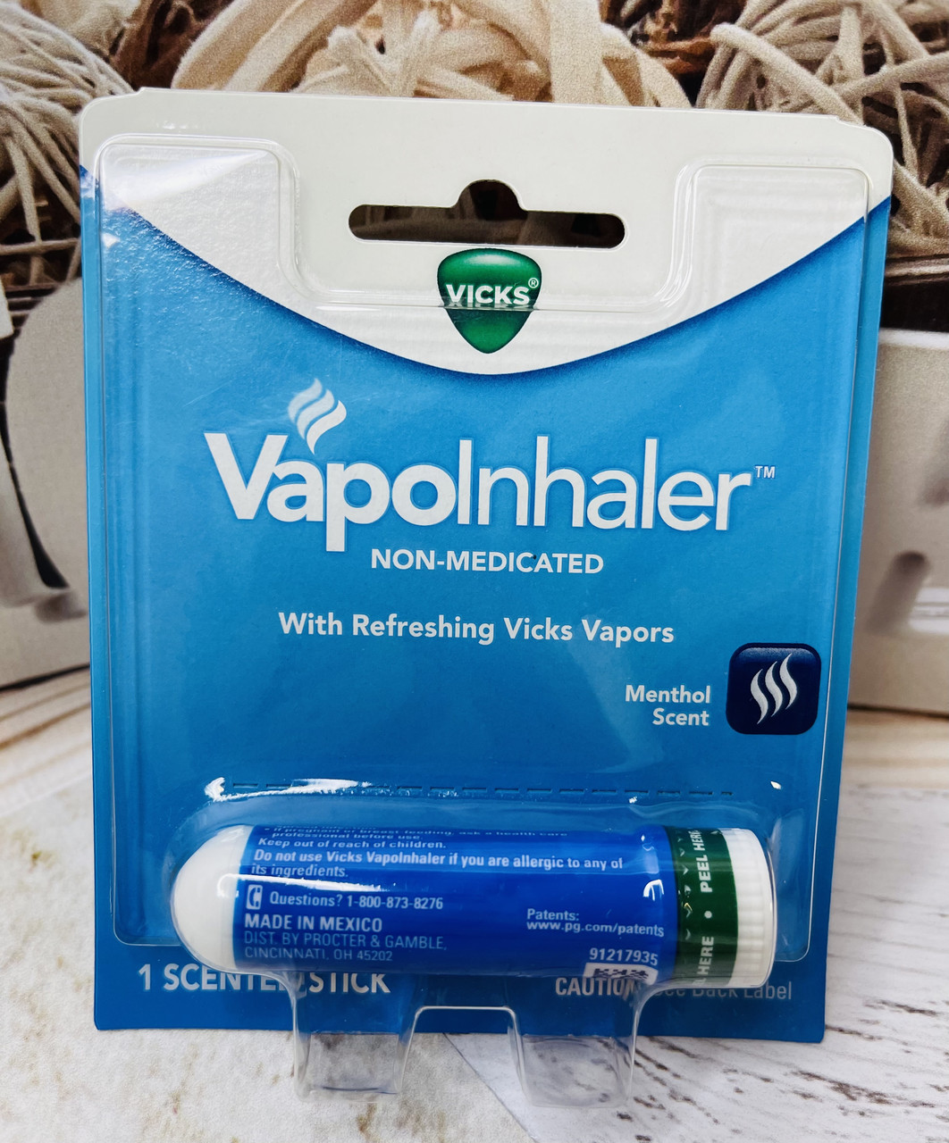 Інгалятор назальний VICKS VapoInhaler для легкого дихання носом