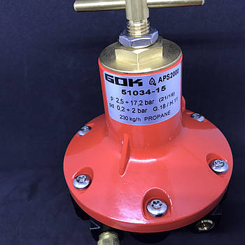 Регулятор тиску газу APS2000 230 кг/год 0,2-2 bar IG 3/4NPT з маноментром