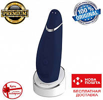 Вуманайзер! Безконтактний кліторальний стимулятор Womanizer Premium, Blueberry, Оригінал!