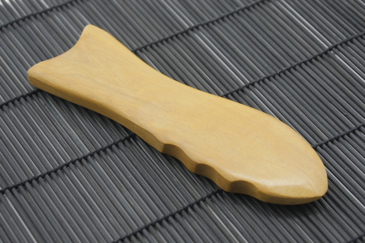 Гуаша скребок алоєве дерево рибка з хвилею, фото 1