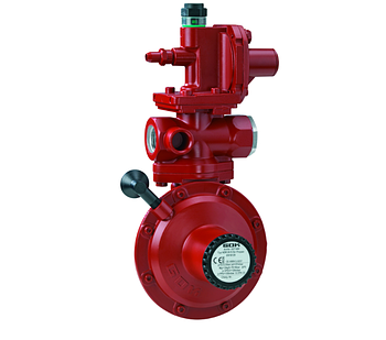 Регулятор ємності 2- ступені газу для підключення до газгольдера з ПСК та ПЗК IG G 3/4 - IG G 3/4  50 мбар 24