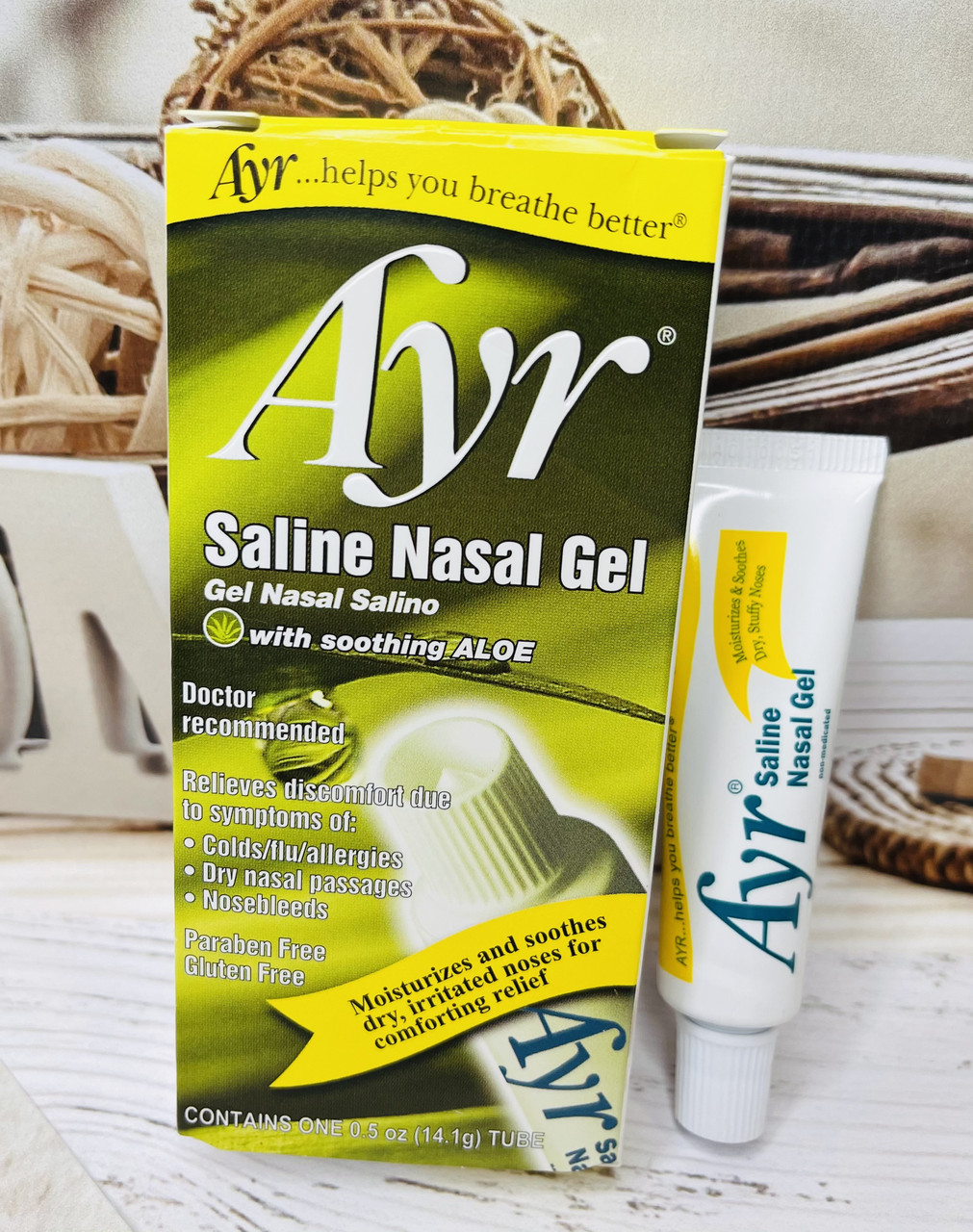 Зволожуючий гель для носа AYR Saline Nasal Gel