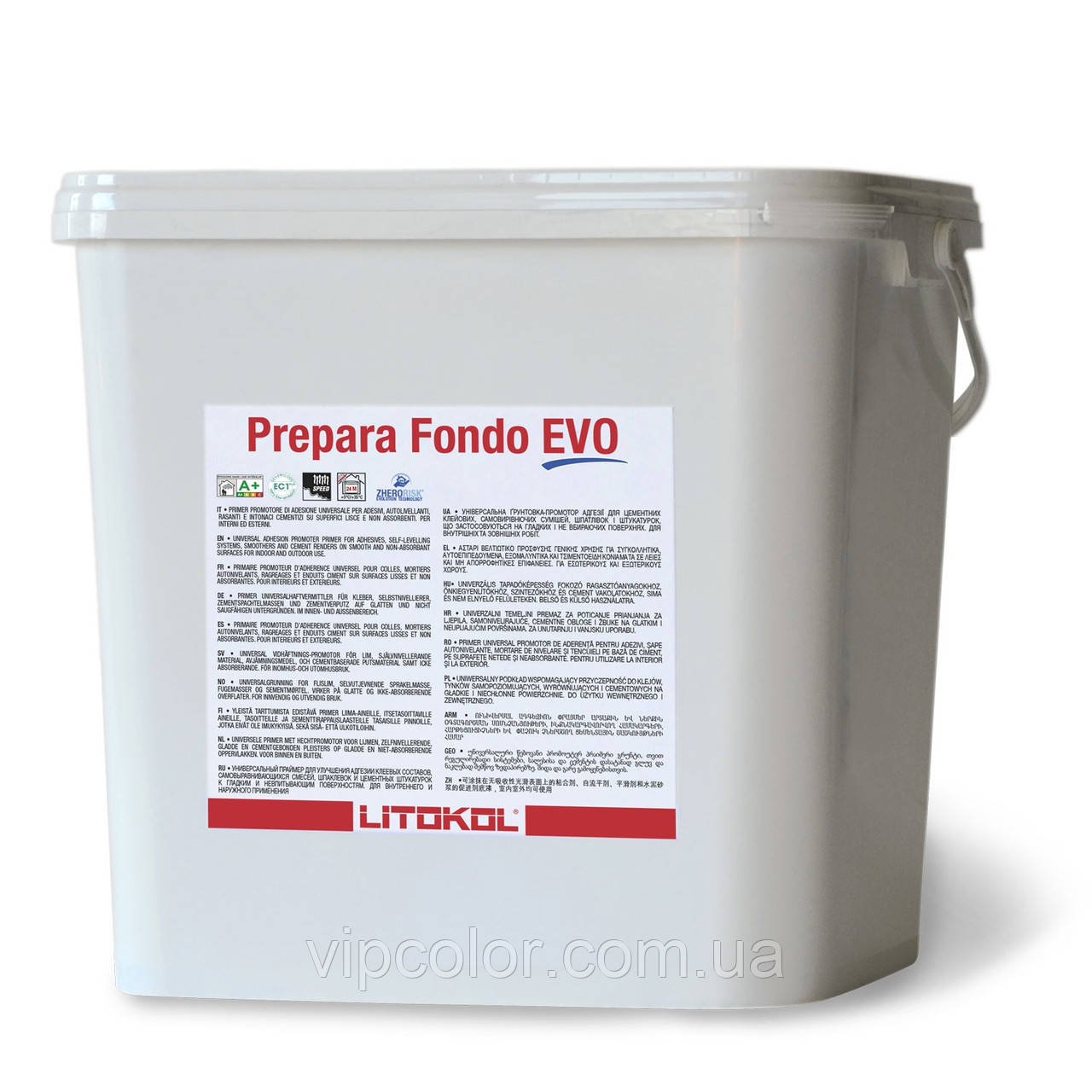 Ґрунтовка LITOKOL PREPARA FONDO для гладких і невсмоктуючих підстав 10 кг PRPFND0010