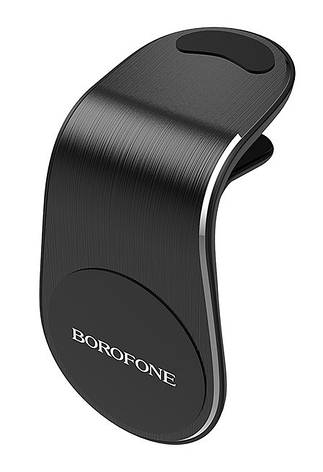 Тримач (автотримач) магнітний для телефону в машину Borofone BH10 Air Оutlet Чорний, фото 1