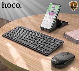 Бездротовий комплект Hoco DI05 Bluetooth клавіатура і мишка - Black