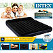 Надувний матрац Intex 64144-3, 183 x 203 x 25 см, з наматрацником-чохом, двома подушками та ручним насосом., фото 7