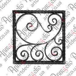 Панель кована 600х600х40х25/12 вальц. Арт 15.218