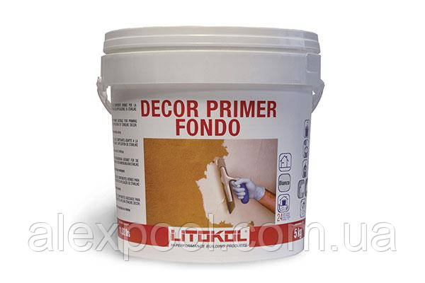 Litokol DECOR PRIMER FONDO - праймер для підготовки основ перед нанесенням Starlike Deco 5кг (DCRFND0005 )