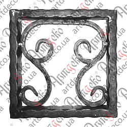 Панель кована 300х300х40х25/12 вальц. Арт 15.219