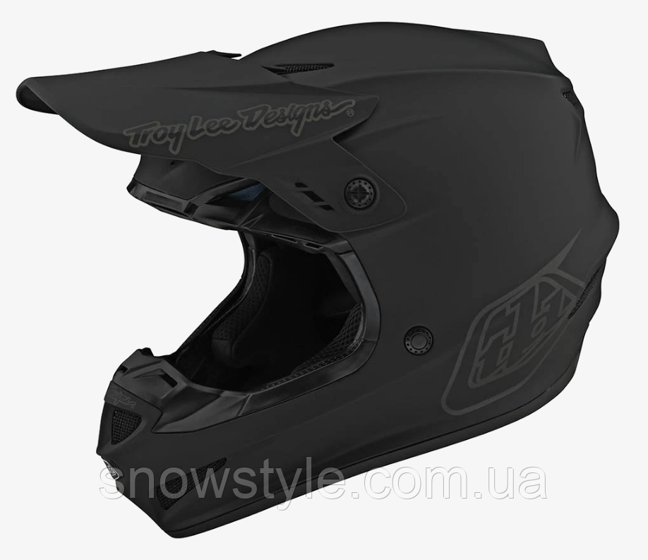 Шолом для мотокросу мотошолом TLD Troy Lee Designs GP Mono Helmet Black Large (58-59cm)