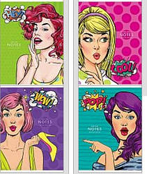 Зошит "Student" А5-525L 40л Школярик "POP" лінія, м'яка обкладинка, скоба