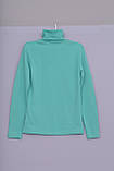 Л-222 Светр гольф для дівчинки ріст Бірюза, 146 зростання, фото 2