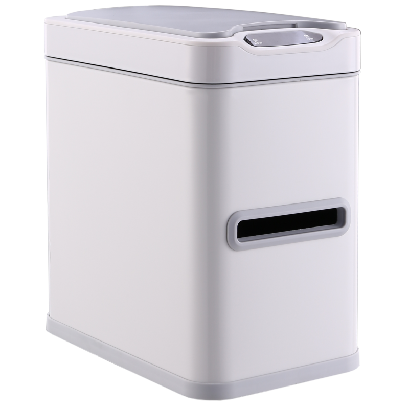 Сенсорне відро для сміття JAH 7 л (прямокутне, колір біле, внутрішнє відро), фото 1