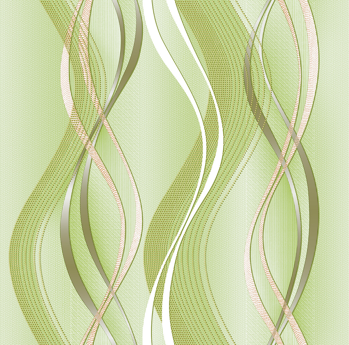 Шпалери Континент паперові дуплекс Ріана зелений 073