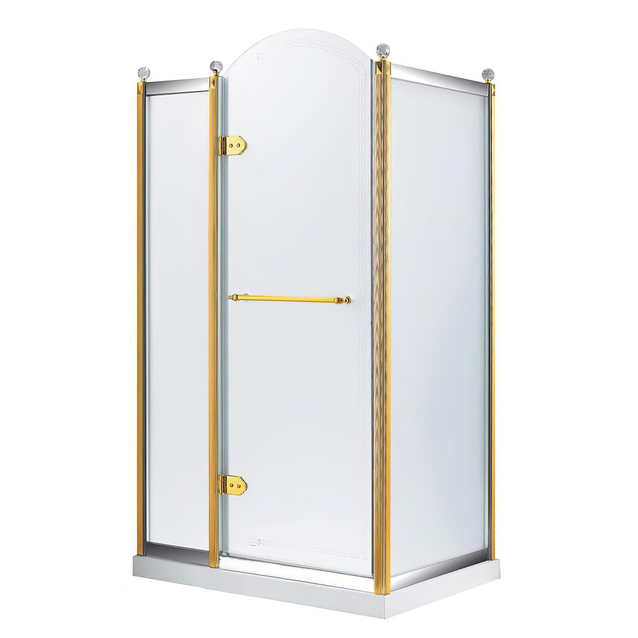 Душова кабіна Orans SR-1654 Combi Gold/Chrome 120х80 Left