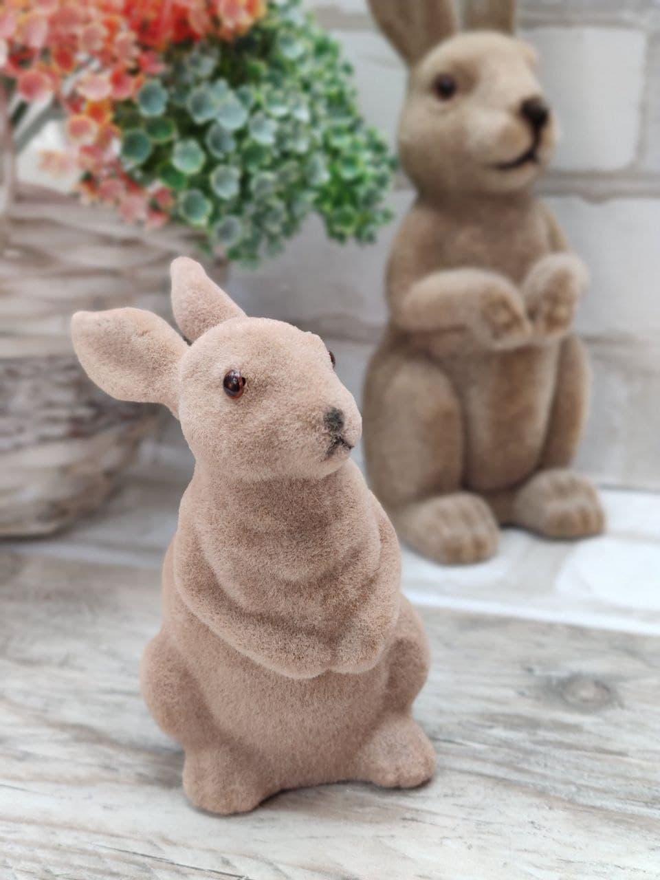 Великодній кролик для прикраси оселі Н-13 см, фото 1