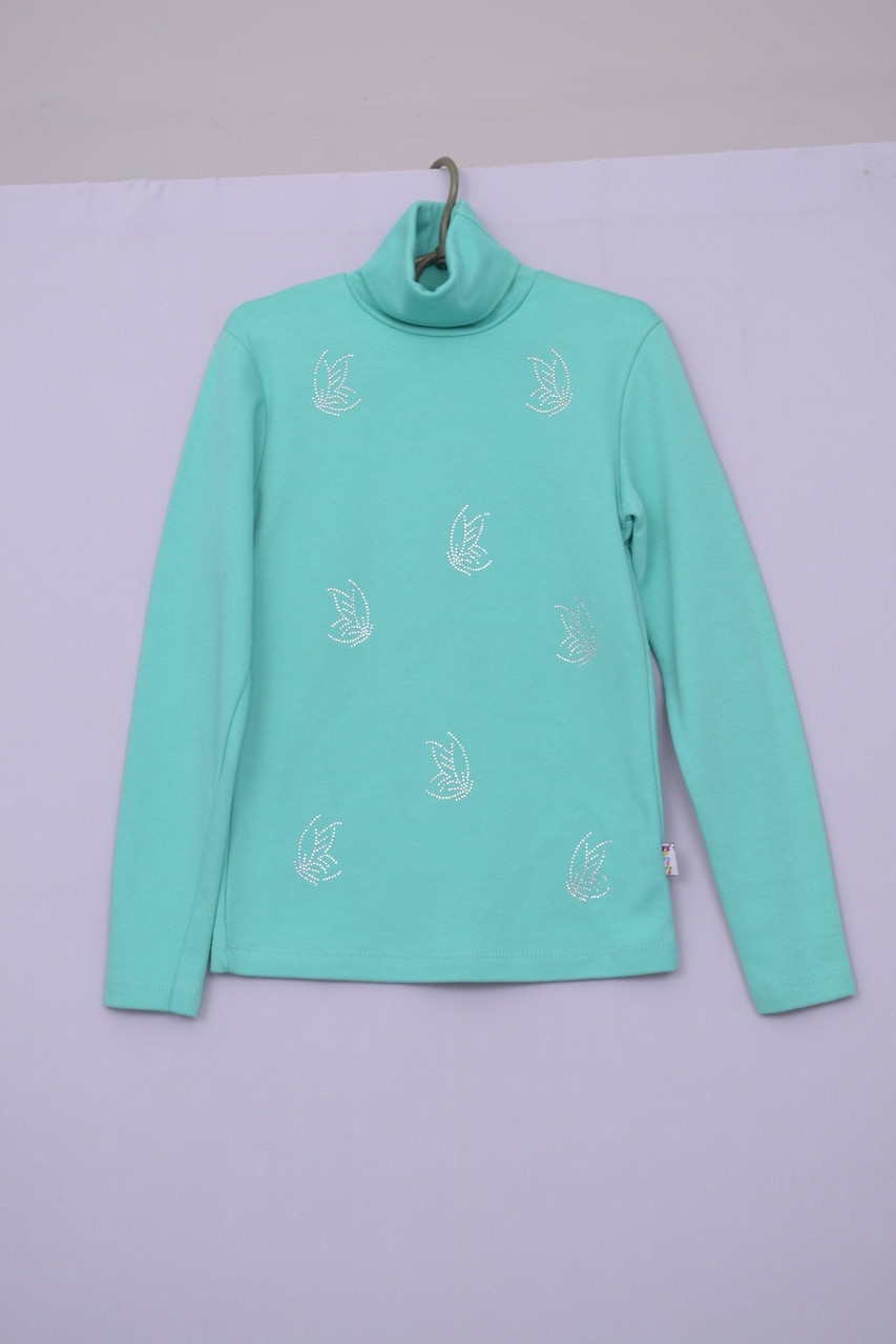 Л-222 Светр гольф для дівчинки ріст Бірюза, 146 зростання, фото 1
