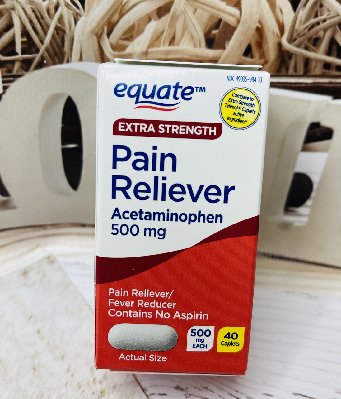 Ацетамінофен Equate Extra Strength Acetaminophen